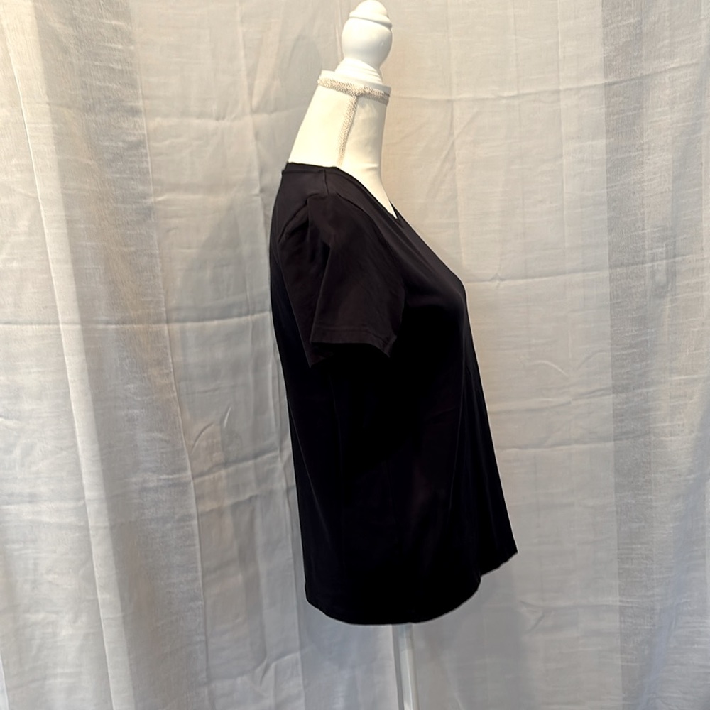 Uniqlo Supima Cotton Crew Neck T-Shirt Size Small Color Navy - Picture 5 of 6